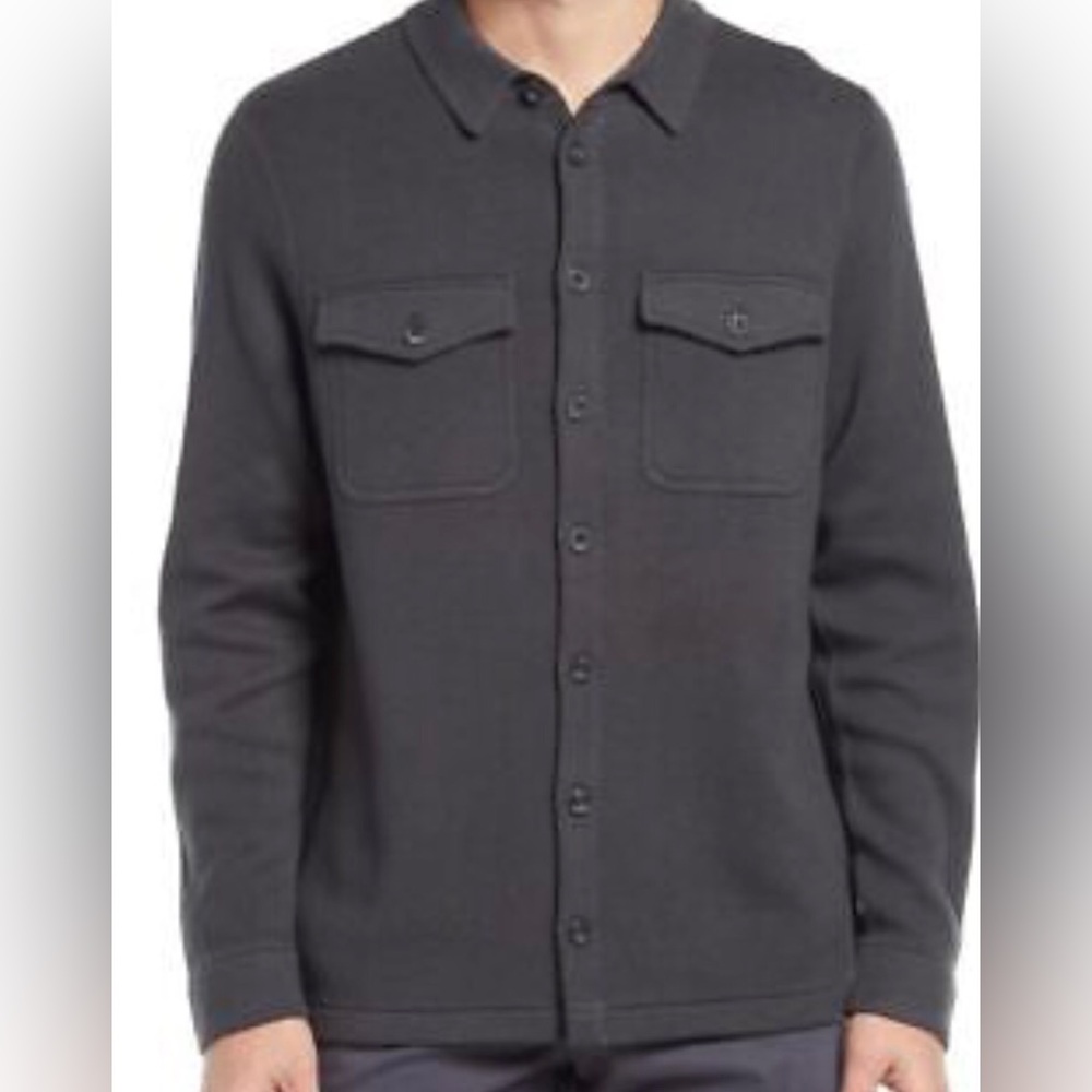 NWT 1901 Nordstrom  Mens button down sweater. Size L.  GRAY